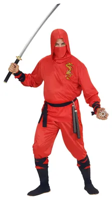 Produktbild von W WIDMANN MILANO Party Fashion - Kostüm Red Dragon Ninja, Krieger, Samurai, Faschingskostüme