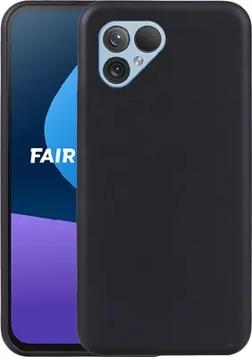 Produktbild von Für Fairphone 5 Silikon TPU Schutz Handy Hülle Tasche Schwarz