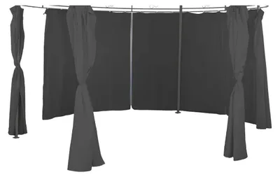 Produktbild von 6er-Set Seitenteile für Pavillon Ø 3,5m rund Farbe wählbar Polyester