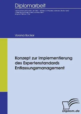 Produktbild von Konzept zur Implementierung des Expertenstandards Entlassungsmanagement