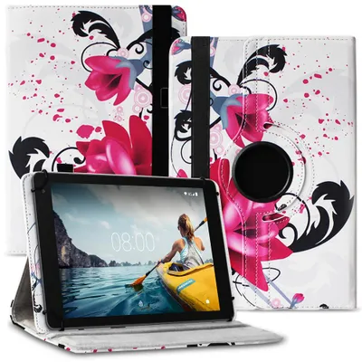 Produktbild von Tablet Tasche für Medion Lifetab E10421 E10420 E10440 Hülle Schutzhülle DrehbarFarbe Uni 360 Taschen:Motiv 6