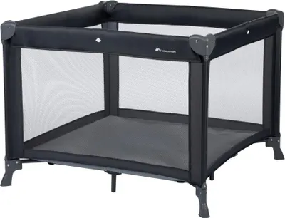 Produktbild von Bebeconfort Circus, 2-in-1-Lösung Babylaufstall und Reisebett, Kompaktes Reisebett, Von der Geburt bis 3 Jahre, bis 15 kg, Mineral Graphite