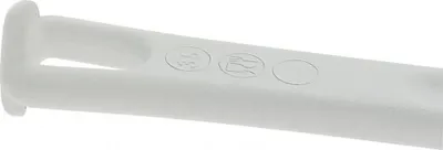 Zdjęcie produktu dla Łopatka do patelni De Buyer Polyglass – biała, 25 cm, odporna na temperaturę do 220°C, można myć w zmywarce, idealna do patelni z powłoką, trwała i odporna na stłuczenie.