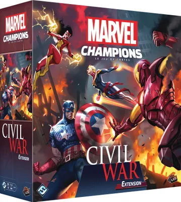 Produktbild von Asmodee - Marvel Champions: Civil War – FFG – Erweiterung kooperatives Kartenspi