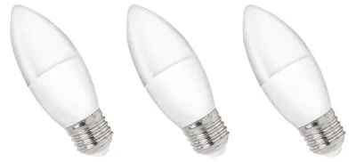 Produktbild von Spectrum E27 LED Kerzenlampe 8W 710lm 6000K Kaltweiß 230V 3 Stück