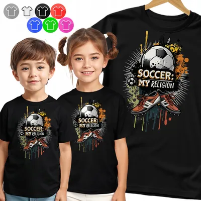 Obrázok produktu pre Detské tričko - Futbal - MOJA RELIGIA pre chlapca - S