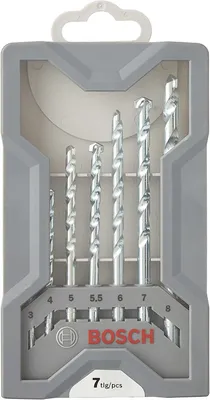 Zdjęcie produktu dla BOSCH 2607017035 Zestaw wierteł do muru BOSCH CYL-1, 7-częściowy