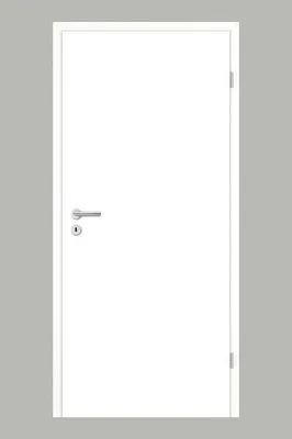Produktbild von Pertura Zimmertür Yori CPL Design weiß (ähnlich RAL 9003) 73,5x198,5 cm Rechts