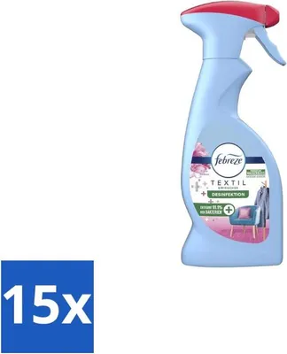 Obrázok produktu pre Febreze Textilspray – Ružové klinčeky – 375 ml – výhodné balenie – 15 kusov