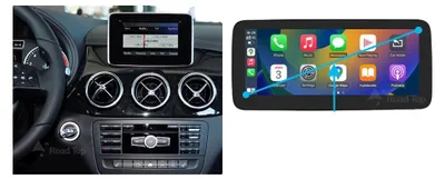 Zdjęcie produktu dla Multimedialny ekran dotykowy, bezprzewodowy CarPlay, zintegrowany Bluetooth, 123 Klasa B LHD