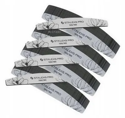 Produktbild von Nagelfeile Staleks Mineral Halbmond 100180 100 Stück