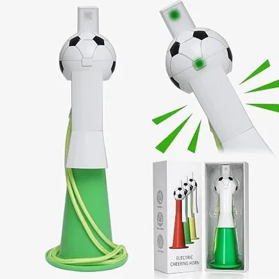 Zdjęcie produktu dla Trąbka stadionowa elektryczna piłka nożna dla kibiców na mecz