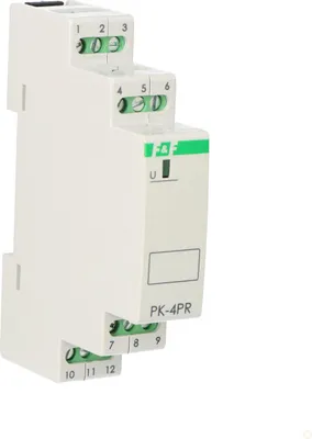 Zdjęcie produktu dla Przekaźnik elektromagnetyczny PK-4PR 12 V 12 V AC/DC Styk: 2P I=2x8A 2R I=2x8A 1 moduł