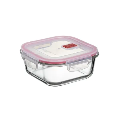 Image de Tatay 1161409 Hermetico Cook&Eat Vidrio Cuad. 0,8L Rojo