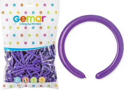Immagine prodotto di Palloncini D4 - Tubi italiani viola 08/100 pz.