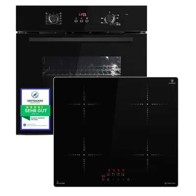 Image de Cuisinière: 60cm Four encastrable BO8005FB + 59cm Plaque Induction IH85900RL
