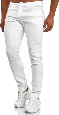 Produktbild von Tazzio Herren Jeans Slim Fit 165251 Weiß W33/34L