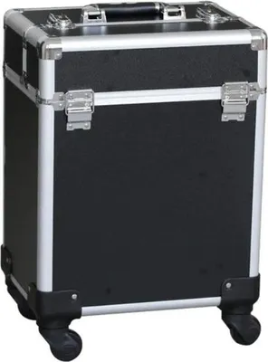 Produktbild von Trimmkoffer - Putzkoffer mit Auffangschalen und Ablagefächern - Ausziehbare Deichsel - Extra Räder - Mittel - 36 x 24 x 51 cm