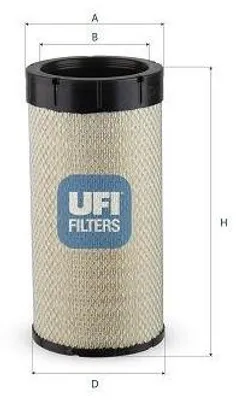 Obrázek produktu pro Vzduchový filtr UFI 27.B92.00 Filtrační vložka