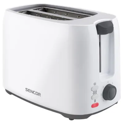 Zdjęcie produktu dla Toster, Sencor, Metal, Dla 2 kromek, 750 W, Biały