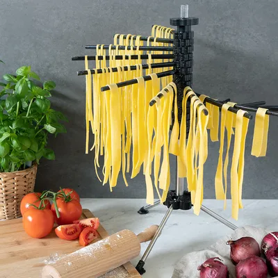 Produktbild von Navaris Nudeltrockner Nudelständer - Nudelständer zum Trocknen von Pasta zusammenklappbar - Nudel Trockenständer frische Nudeln - Pastatrockner Pasta