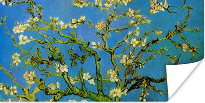 Produktbild von MuchoWow® Poster Mandelblüte - Vincent van Gogh 120x60 cm - Bild