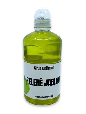 Zdjęcie produktu dla Syrop o smaku zielonego jabłka