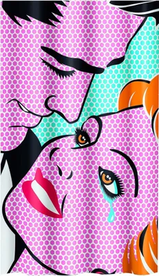 Produktbild von Kleine Wolke Duschvorhänge 180 x 200 cm Kiss