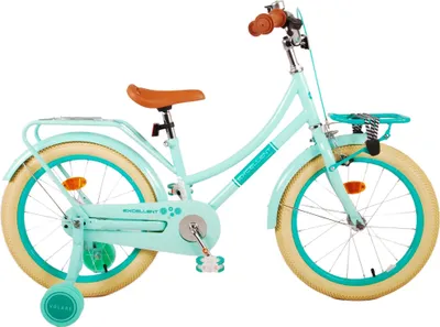 Immagine prodotto di Bicicletta per bambini Volare Excellent - ragazze - 18 pollici - verde - 95 % assemblata