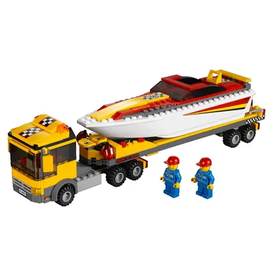 Produktbild von LEGO CITY Powerboot Transporter ab 5 Jahren (4643)