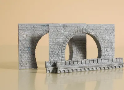 Image de Auhagen 41587 H0 Portails de tunnel à deux voies