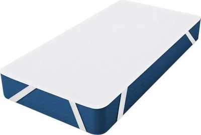 Productafbeelding van Famanu matrasbeschermer, 180 x 200 cm - Molton van 100% katoen, ademend en comfortabel