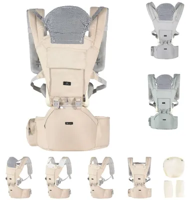 Immagine prodotto di Cangaroo marsupio Ivy pancia e schiena cintura di trasporto regolabile dai 5 mesi beige