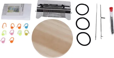 Produktbild von Stopfwebmaschine mit 21 Haken und Nadeln, Haushaltsset, kleine Webmaschine für DIY-Kunsthandwerk, Socken, Kleidung, Reparatur