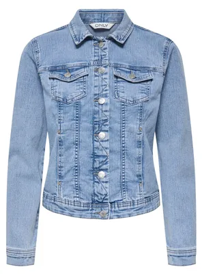 Image de Veste en jean pour femme en bleu