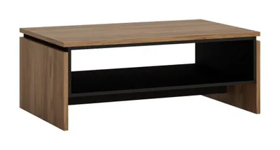 Produktbild von Couchtisch Brolo Catania Eiche Holznachbildung / Perlschwarz mit Ablagefläche 106.9x70x42.8 cm