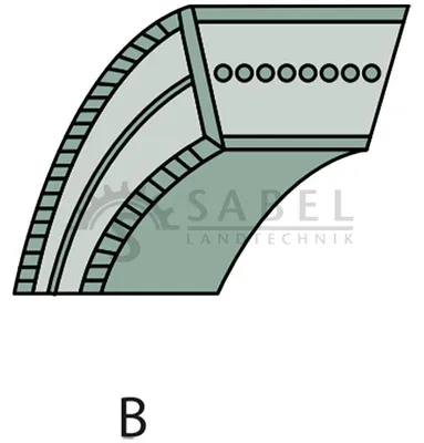 Produktbild von Keilriemen passend für MTD 10/810, 111/960, AMH 1151, Vergl.: 754-0281