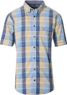 Produktbild von B.D. Casual Fit 1/2Arm 100 100 blau Größe L