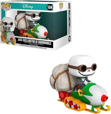 Zdjęcie produktu dla Figurka Disney - Jack Skellington in Snowmobile (Funko POP! Rides 104)