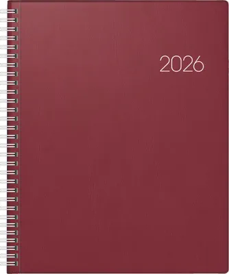 Image de BRUNNEN 1076101296 Calendrier-livre 21x26cm 2S/1W film plastique