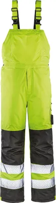 Produktbild von Warn-Winter-Wetterschutz-Latzhose ATLANTA leuchtgelb/grau Größe M