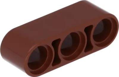 Produktbild von LEGO Technic Zubehör: 25 Stück Liftarm 1x3 Rotbraun