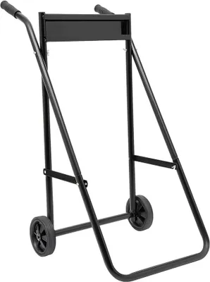 Produktbild von Außenborder Ständer, Faltbares Außenborder Transportwagen, Tragfähigkeit 40kg, Gummiräder, Motorständer für Werkstätten, Docks