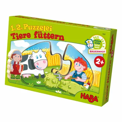 Produktbild von 1,2 Puzzelei - Tiere füttern