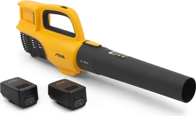 Produktbild von STIGA Akku-Laubbläser BL 300e, variable Luftgeschwindigkeit, inkl. 2x 4 Ah Akku