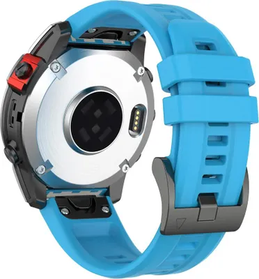 Obrázek produktu pro Silikonový náramek Garmin Fenix 6X (modrý)