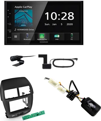 Produktbild von Kenwood DMX-5020DABS CarPlay Android Auto Einbauset für Mitsubishi ASX bis 2014