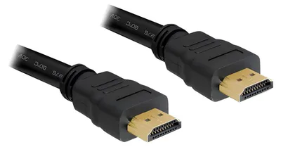 Produktbild von Delock High Speed HDMI with Ethernet - HDMI-Kabel mit Ethernet - HDMI männlich zu HDMI männlich - 20 m - Schwarz