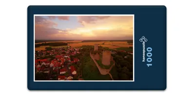 Produktbild von hansepuzzle 15529 - Münzenburg Puzzle, 1000 Teile, Orte, 60,0 x 46,0cm mit hochwertiger Aufbewahrung, Kartonbox und wiederverschließbarem Beutel