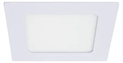Produktbild von LED Einbaustrahler flach 8W Eckig SuperSlim Schnitt 105x105 mm 6000K Kaltweiß